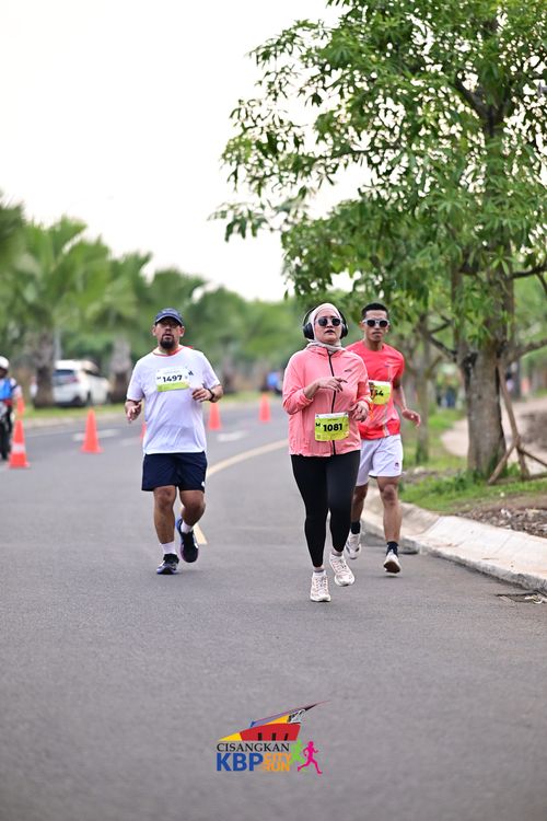 Race photo from CISANGKAN KBP CITY RUN 2025