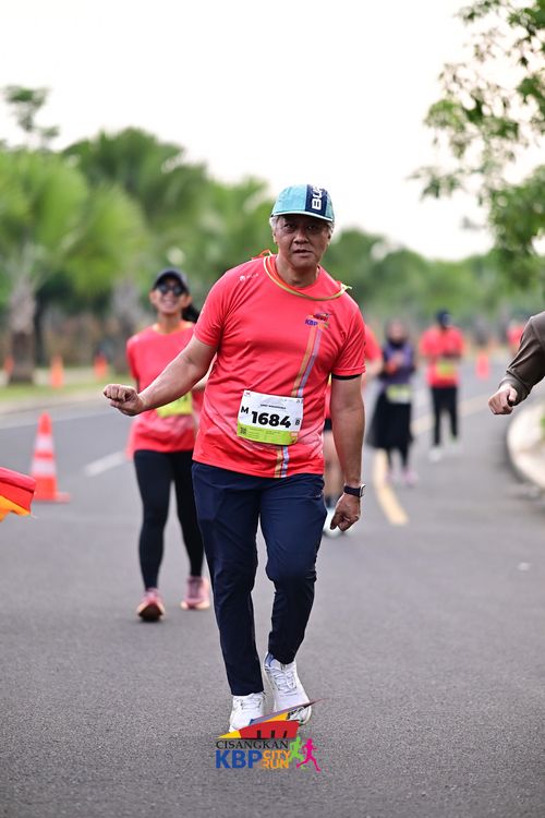 Race photo from CISANGKAN KBP CITY RUN 2025