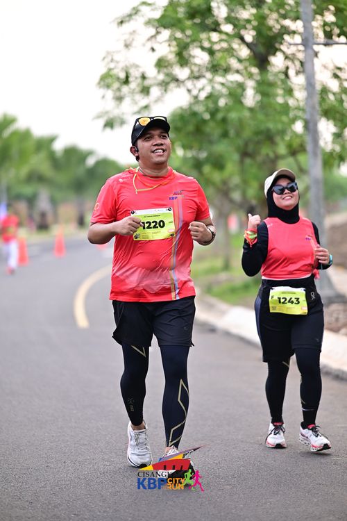 Race photo from CISANGKAN KBP CITY RUN 2025
