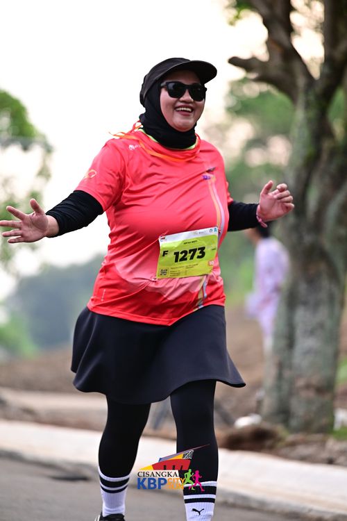 Race photo from CISANGKAN KBP CITY RUN 2025