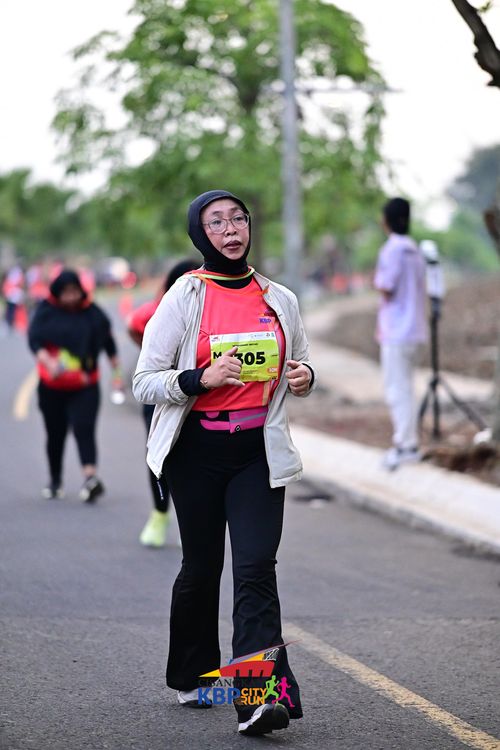 Race photo from CISANGKAN KBP CITY RUN 2025