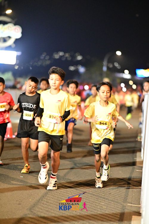 Race photo from CISANGKAN KBP CITY RUN 2025