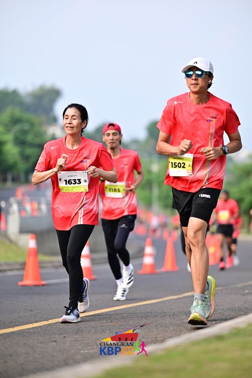 Race photo from CISANGKAN KBP CITY RUN 2025