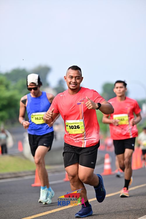 Race photo from CISANGKAN KBP CITY RUN 2025