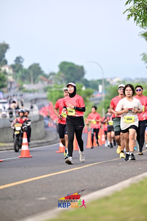 Race photo from CISANGKAN KBP CITY RUN 2025