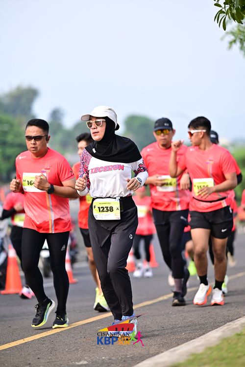 Race photo from CISANGKAN KBP CITY RUN 2025