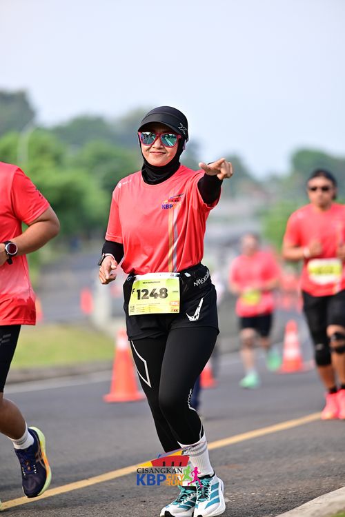 Race photo from CISANGKAN KBP CITY RUN 2025