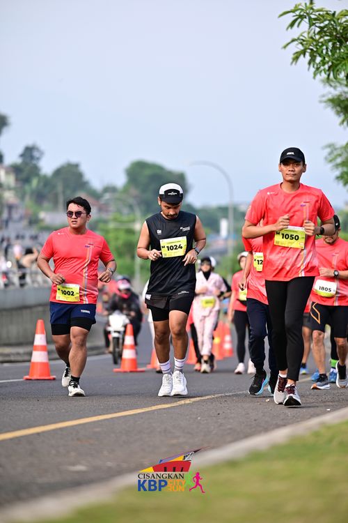 Race photo from CISANGKAN KBP CITY RUN 2025
