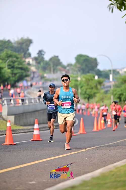 Race photo from CISANGKAN KBP CITY RUN 2025