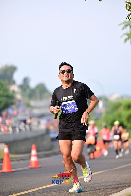 Race photo from CISANGKAN KBP CITY RUN 2025