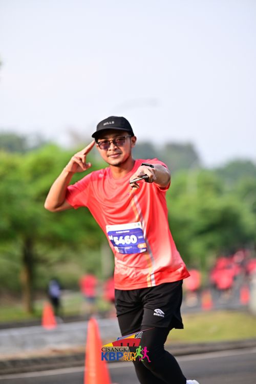 Race photo from CISANGKAN KBP CITY RUN 2025