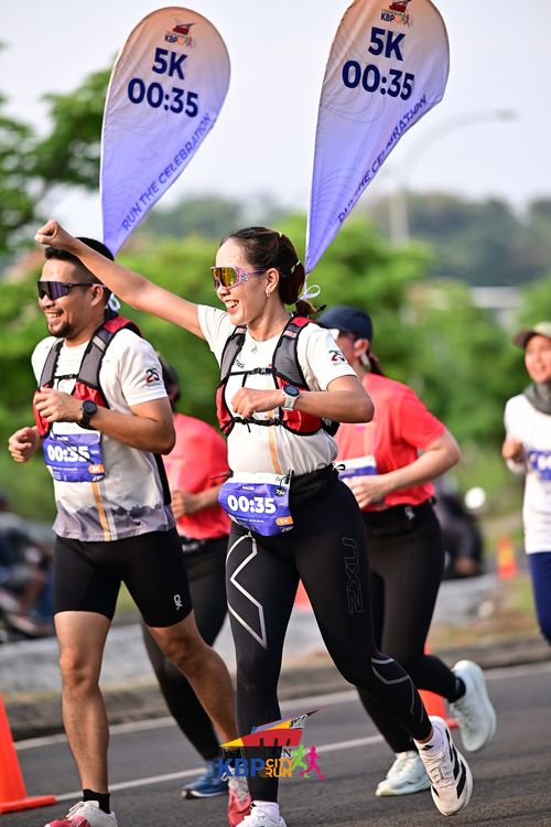 Race photo from CISANGKAN KBP CITY RUN 2025