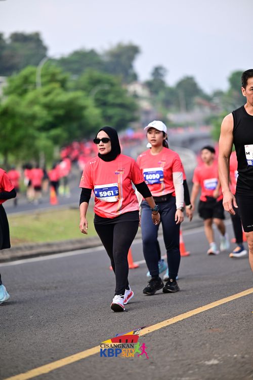 Race photo from CISANGKAN KBP CITY RUN 2025
