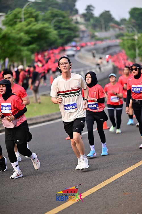 Race photo from CISANGKAN KBP CITY RUN 2025