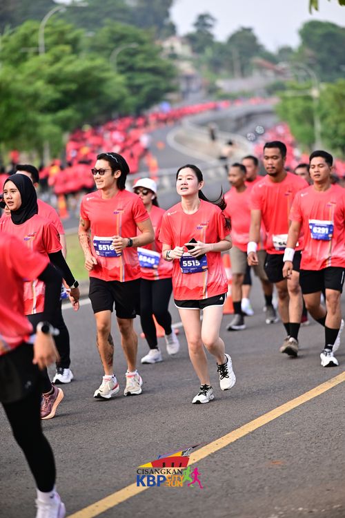 Race photo from CISANGKAN KBP CITY RUN 2025