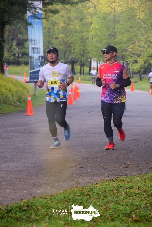 Race photo from Taman Budaya x BOGORUN 2025