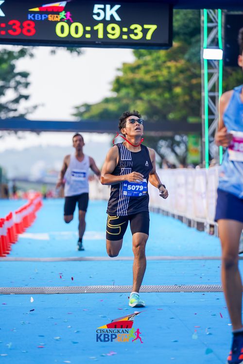 Race photo from CISANGKAN KBP CITY RUN 2025