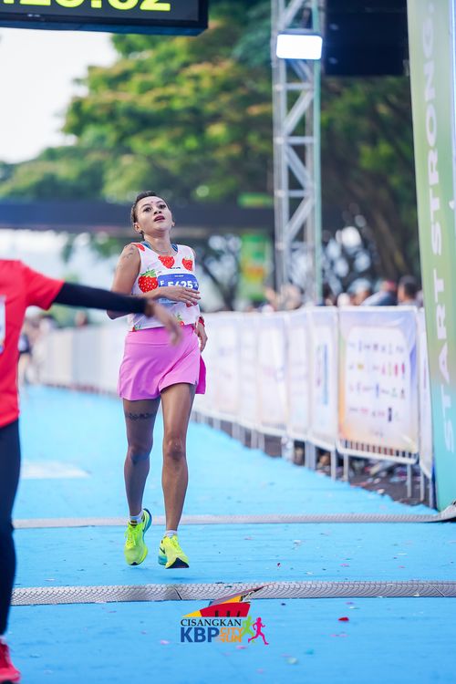 Race photo from CISANGKAN KBP CITY RUN 2025