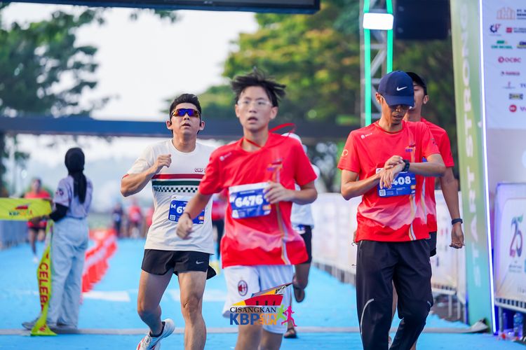 Race photo from CISANGKAN KBP CITY RUN 2025