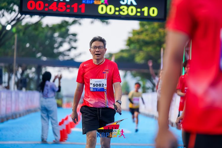 Race photo from CISANGKAN KBP CITY RUN 2025