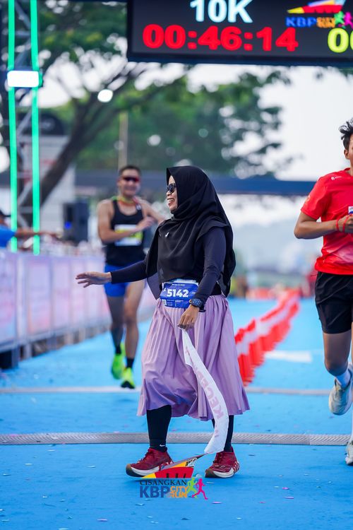 Race photo from CISANGKAN KBP CITY RUN 2025