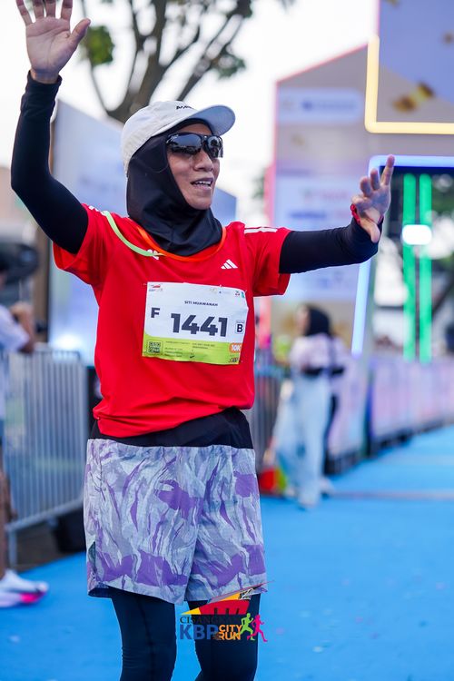 Race photo from CISANGKAN KBP CITY RUN 2025