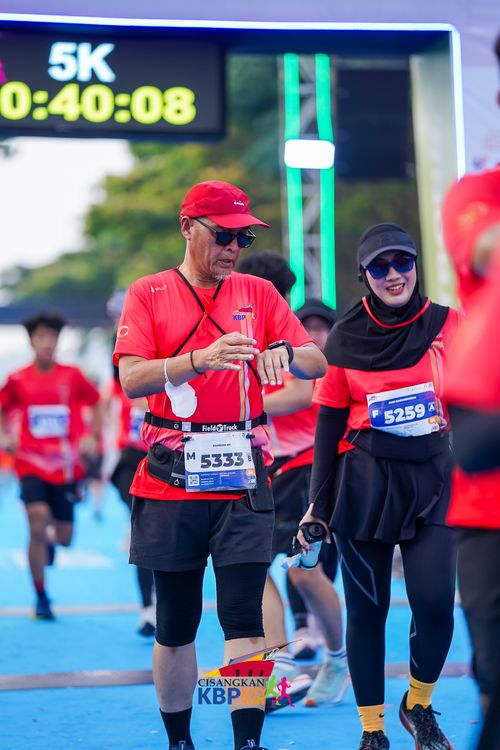 Race photo from CISANGKAN KBP CITY RUN 2025
