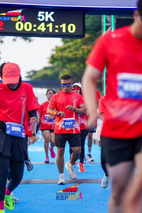 Race photo from CISANGKAN KBP CITY RUN 2025