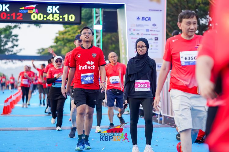 Race photo from CISANGKAN KBP CITY RUN 2025