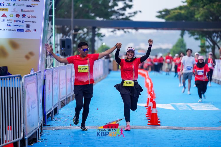 Race photo from CISANGKAN KBP CITY RUN 2025
