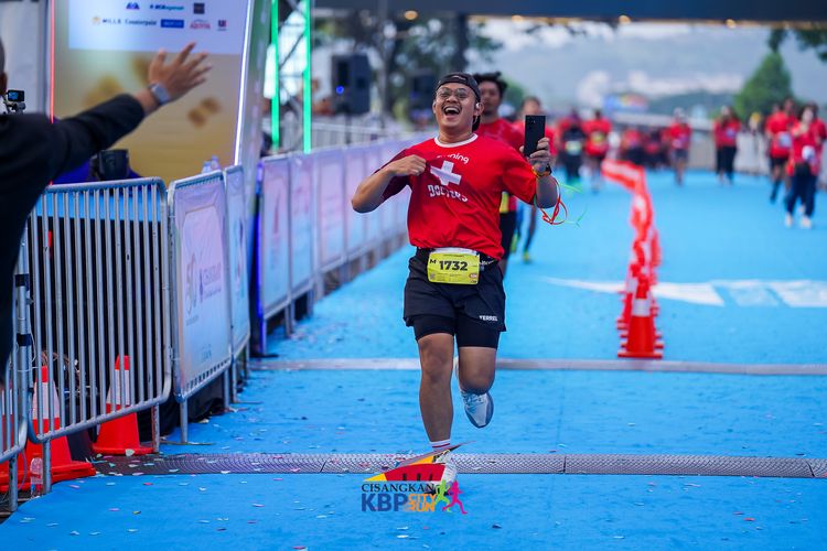 Race photo from CISANGKAN KBP CITY RUN 2025