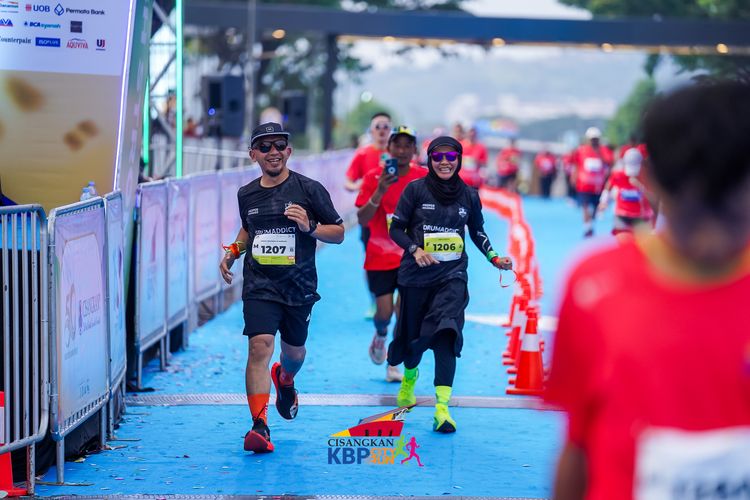 Race photo from CISANGKAN KBP CITY RUN 2025
