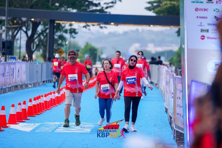 Race photo from CISANGKAN KBP CITY RUN 2025