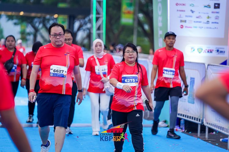 Race photo from CISANGKAN KBP CITY RUN 2025