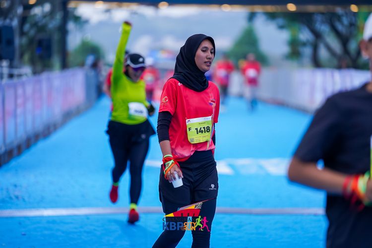 Race photo from CISANGKAN KBP CITY RUN 2025