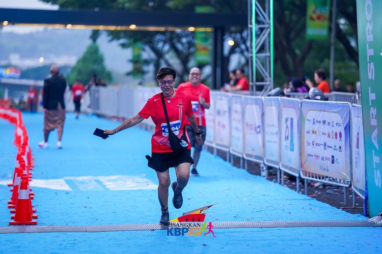 Race photo from CISANGKAN KBP CITY RUN 2025