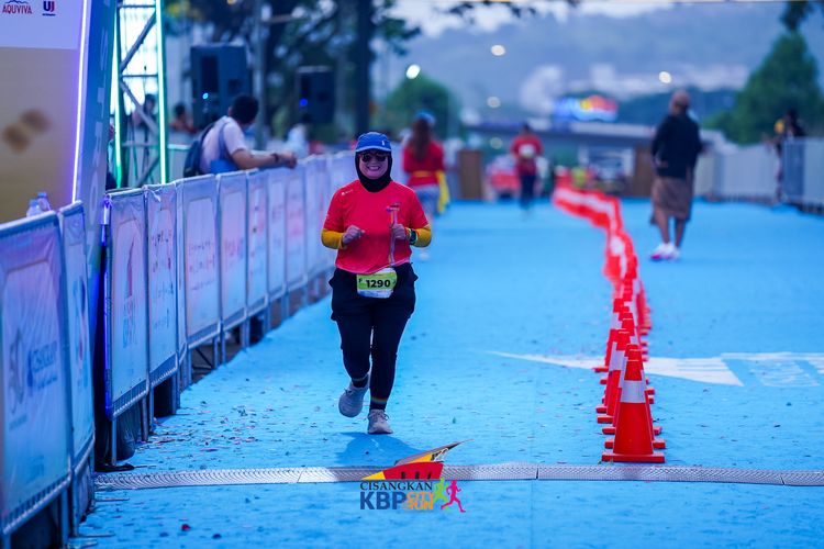 Race photo from CISANGKAN KBP CITY RUN 2025