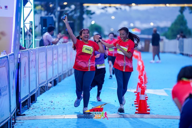 Race photo from CISANGKAN KBP CITY RUN 2025