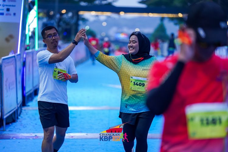 Race photo from CISANGKAN KBP CITY RUN 2025