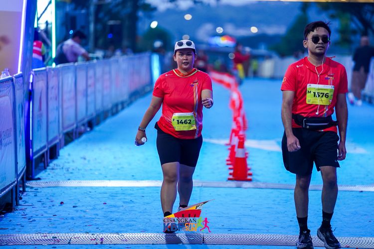 Race photo from CISANGKAN KBP CITY RUN 2025
