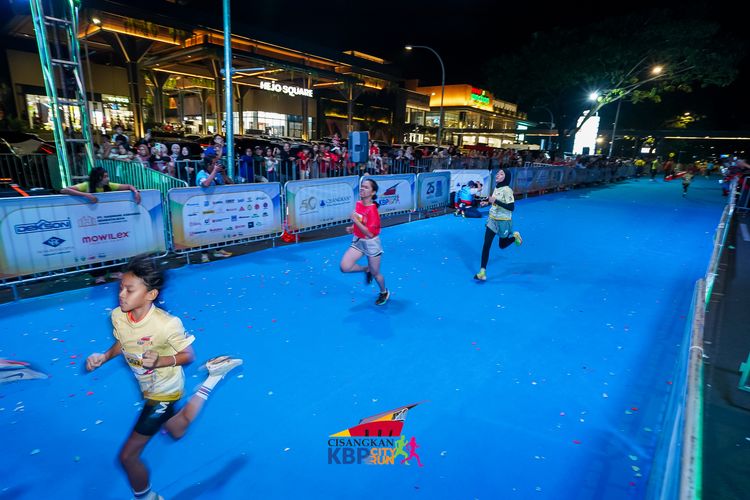 Race photo from CISANGKAN KBP CITY RUN 2025