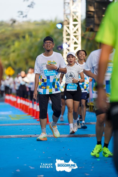 Race photo from Taman Budaya x BOGORUN 2025