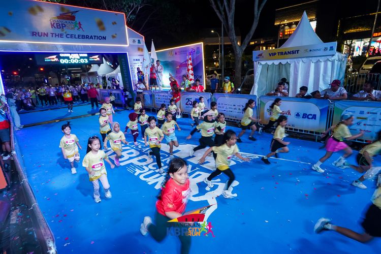 Race photo from CISANGKAN KBP CITY RUN 2025