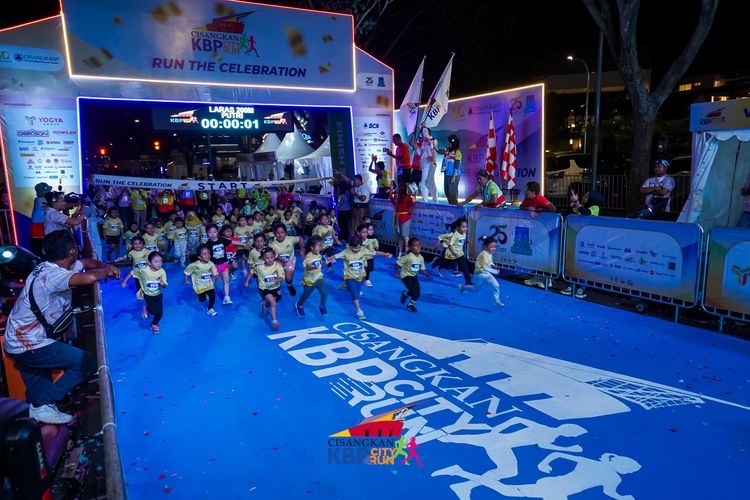 Race photo from CISANGKAN KBP CITY RUN 2025