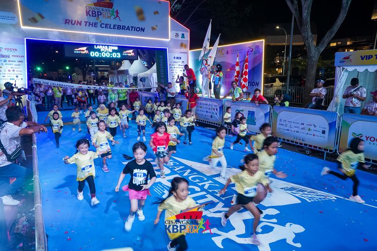 Race photo from CISANGKAN KBP CITY RUN 2025