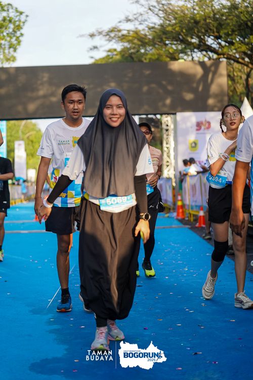 Race photo from Taman Budaya x BOGORUN 2025