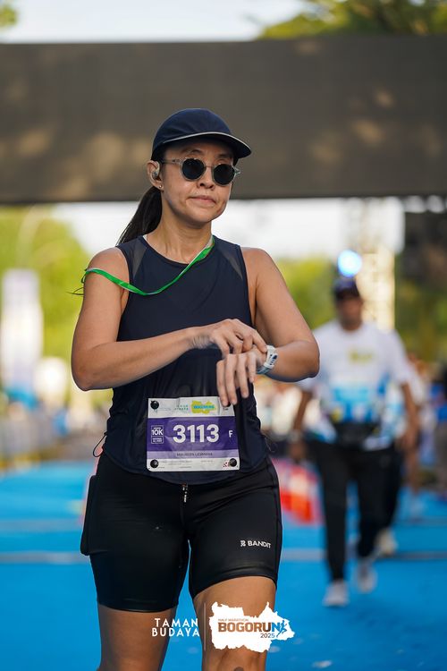 Race photo from Taman Budaya x BOGORUN 2025