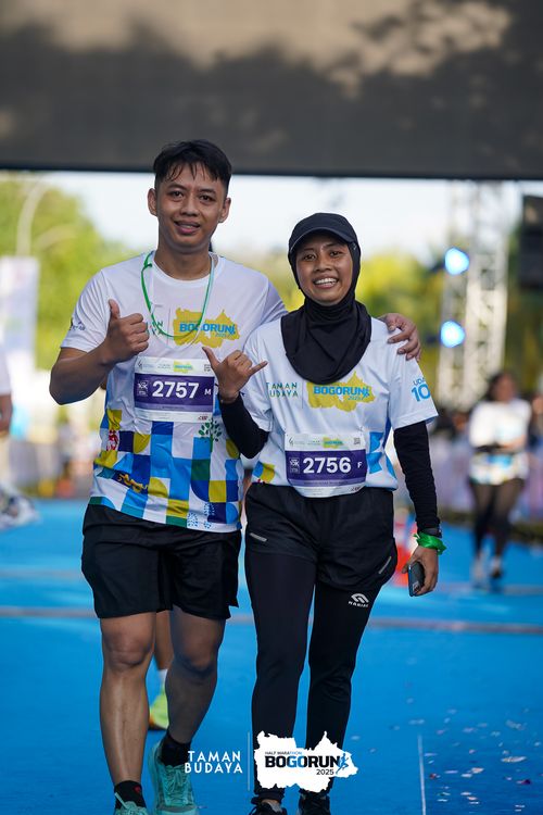Race photo from Taman Budaya x BOGORUN 2025