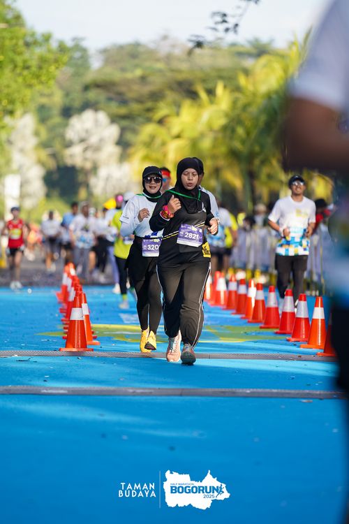 Race photo from Taman Budaya x BOGORUN 2025