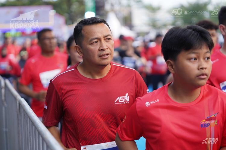 Race photo from CISANGKAN KBP CITY RUN 2025
